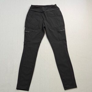 Athleta Charcoal Skinny Cargo Pants